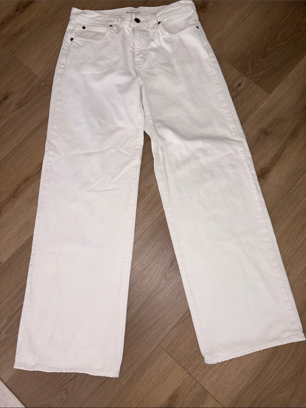 SLVRLAKE White Denim Label Jeans